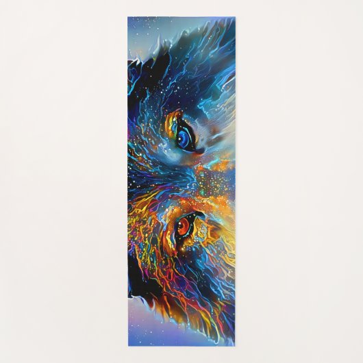 Mystical Spirit Wolf Yogamat (Voorkant)