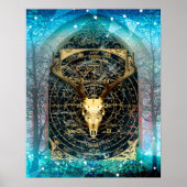 Mystical Stag Poster (Voorkant)