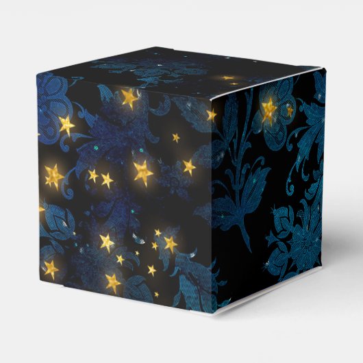 Mystical Stars Bloemendamasker Bedankdoosjes (Achterkant)