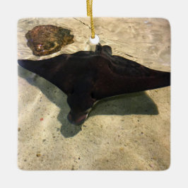 Mystical Stingray Keramisch Ornament