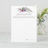 Mystical Succulents Vrijgezellenfeest schets spel Kaart (Staand voorkant)