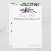 Mystical Succulents Vrijgezellenfeest schets spel Kaart (Voorkant / Achterkant)