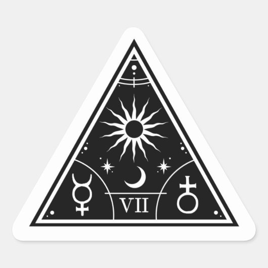 Mystical symbols sticker (Voorkant)