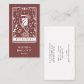 Mystical Tarot Barista Visitekaartje (Voorkant / Achterkant)