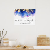 Mystical Tarot Readings Wedding Sign Poster (Keuken)