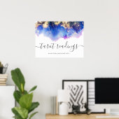 Mystical Tarot Readings Wedding Sign Poster (Thuiskantoor)
