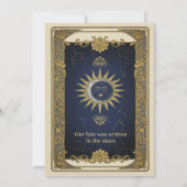 Mystical Tarot Wedding Invitation – Custom ‘The Lo Bedankkaart (Achterkant)
