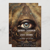 Mystical Third Eye, Spiritueel Kaart (Voorkant / Achterkant)