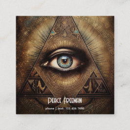 Mystical Third Eye, Spiritueel Vierkante Visitekaartje