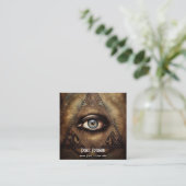 Mystical Third Eye, Spiritueel Vierkante Visitekaartje (Staand voorkant)
