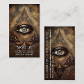 Mystical Third Eye, Spiritueel Visitekaartje (Voorkant / Achterkant)