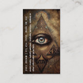 Mystical Third Eye, Spiritueel Visitekaartje (Achterkant)