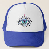 Mystical Third Eye Spiritueel Yoga Trucker Pet (Voorkant)