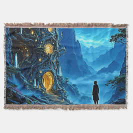 Mystical Tree Home Dreamscape Deken