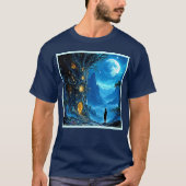 Mystical Tree Home Dreamscape T-shirt (Voorkant)