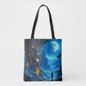 Mystical Tree Home Dreamscape Tote Bag (Voorkant)