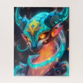 Mystical Turquoise Ethereal Creature  Legpuzzel (Verticaal)