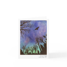 Mystical Twilight Folded Note Kaart