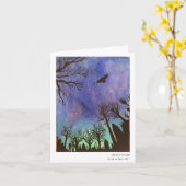 Mystical Twilight Folded Note Kaart (Gele Bloem)