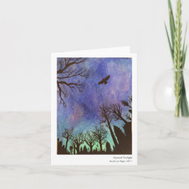 Mystical Twilight Folded Note Kaart