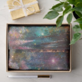 Mystical Unicorn and Girl In Forest Decoupage  Tissuepapier (Geschenk)