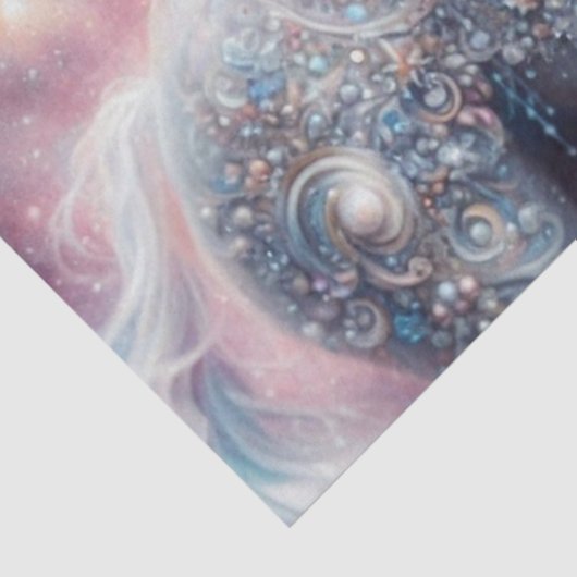 Mystical Unicorn Galaxy Decoupage  Tissuepapier (Detail)