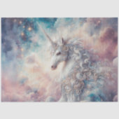 Mystical Unicorn Galaxy Sky Decoupage Tissuepapier (Voorkant)