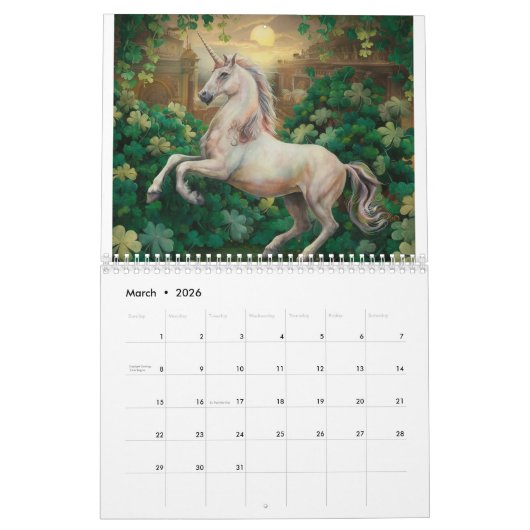 Mystical Unicorn Kalender (Mar 2026)
