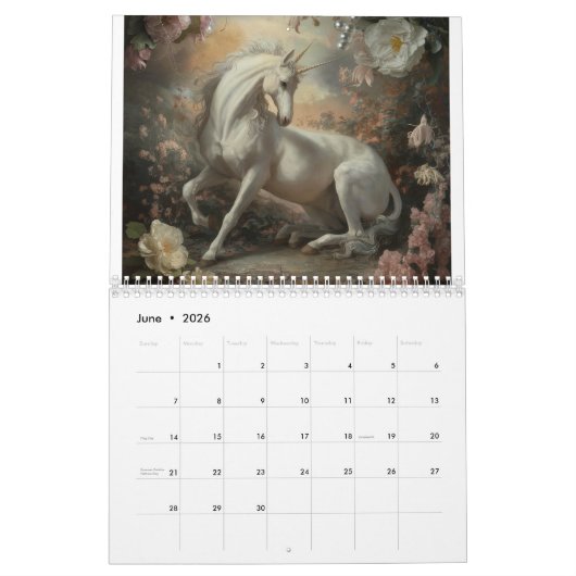 Mystical Unicorn Kalender (Jun 2026)
