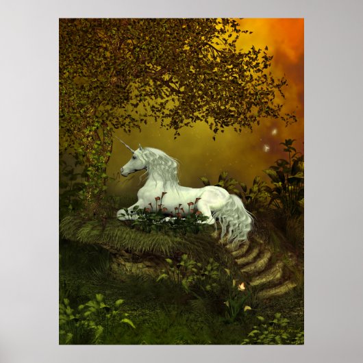 Mystical Unicorn Print (Voorkant)