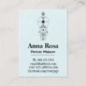 *~* Mystical Universe Nebula Celtic Psychic Medium Visitekaartje (Achterkant)