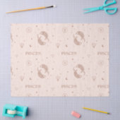 Mystical Weegschaal Dierenriem Patronen in Bruin & Tissuepapier (Craft)