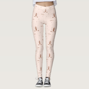 Mystical Weegschaal Dierenriem Patroon in Roze en Leggings