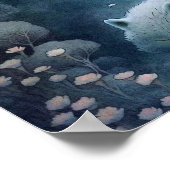 Mystical White Wolf Animal Print | Wolf Print (Hoek)