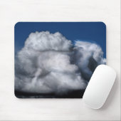 Mystical Wild Stallion in Clouds Photo Art Muismat (Met muis)