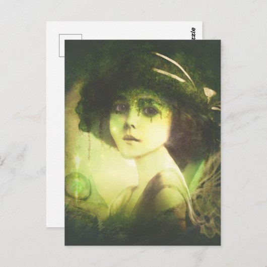 Mystical Willow Tree Fairy Fantasy Art Briefkaart (Voorkant / Achterkant)