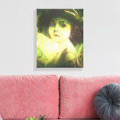 Mystical Willow Tree Fairy Fantasy Art Canvas Afdruk (Insitu (Woonkamer))