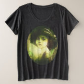 Mystical Willow Tree Fairy Fantasy Art Grote Maat T-shirt (Design voorkant)