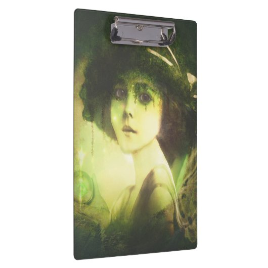 Mystical Willow Tree Fairy Fantasy Art Klembord (Rechts)