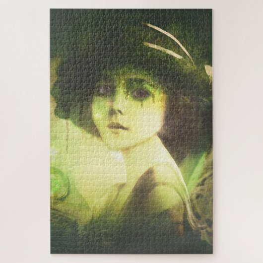 Mystical Willow Tree Fairy Fantasy Art Legpuzzel (Verticaal)