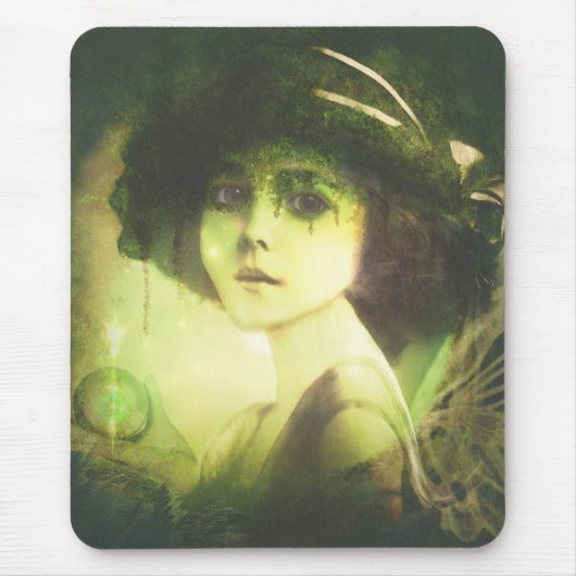 Mystical Willow Tree Fairy Fantasy Art Muismat (Voorkant)