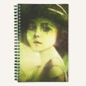 Mystical Willow Tree Fairy Fantasy Art Notitieboek (Voorkant)