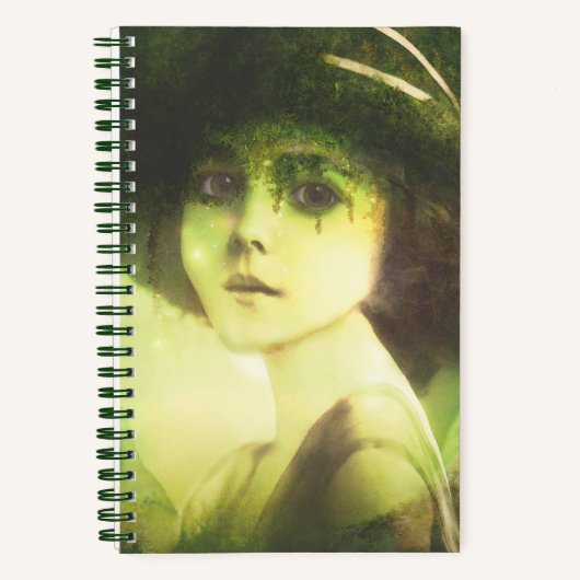 Mystical Willow Tree Fairy Fantasy Art Notitieboek (Voorkant)