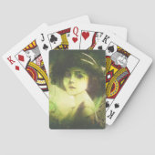 Mystical Willow Tree Fairy Fantasy Art Pokerkaarten (Achterkant)