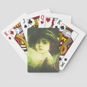 Mystical Willow Tree Fairy Fantasy Art Pokerkaarten