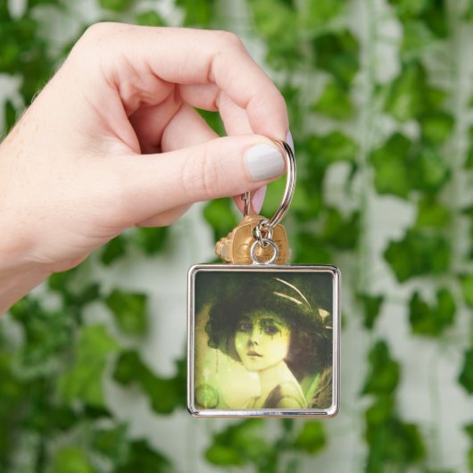 Mystical Willow Tree Fairy Fantasy Art Sleutelhanger (Hand)