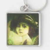 Mystical Willow Tree Fairy Fantasy Art Sleutelhanger (Voorkant)