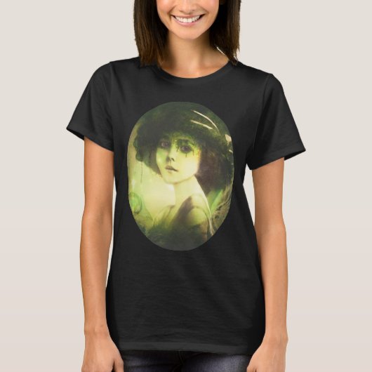 Mystical Willow Tree Fairy Fantasy Art T-shirt (Voorkant)
