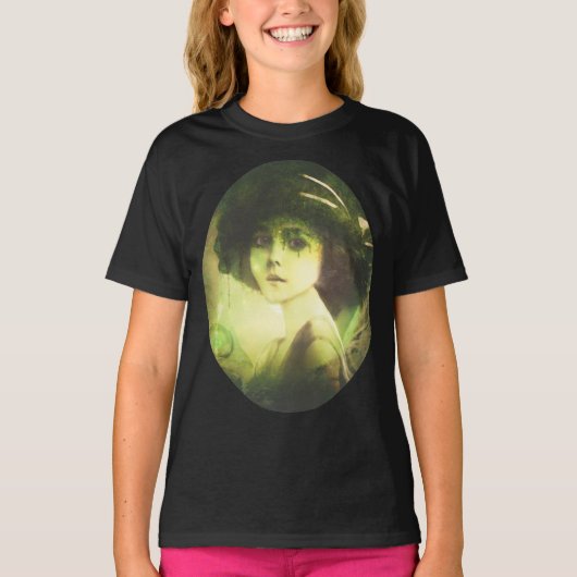 Mystical Willow Tree Fairy Fantasy Art T-shirt (Voorkant)