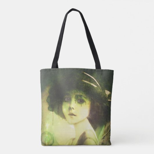 Mystical Willow Tree Fairy Fantasy Art Tote Bag (Achterkant)